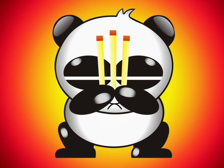 熊猫烧香卡通