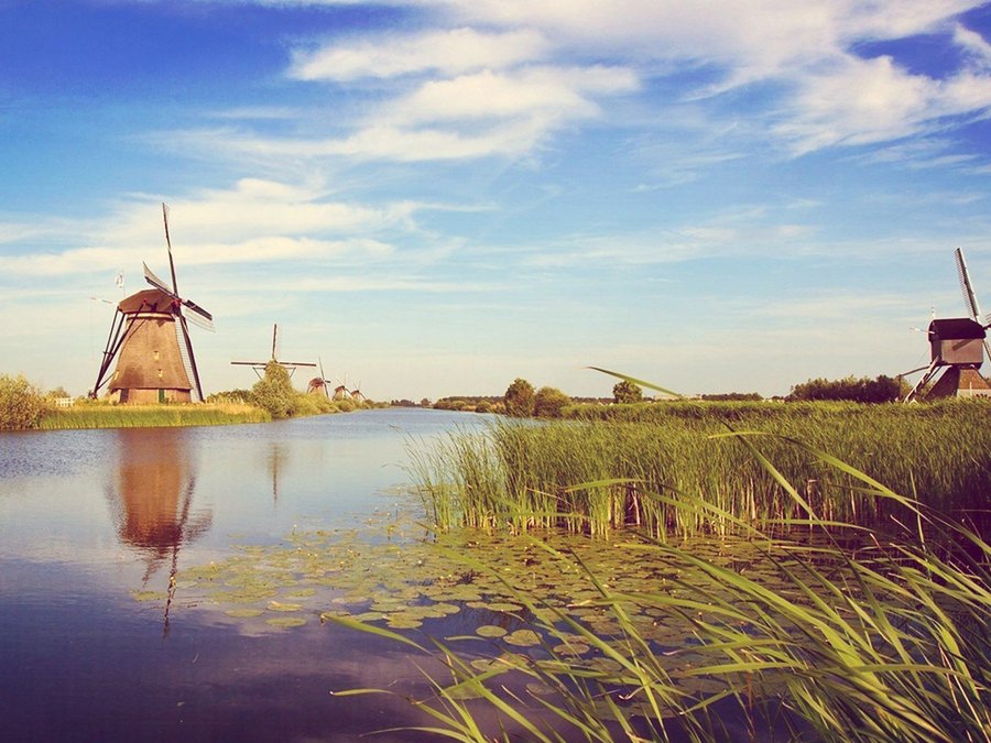 荷兰为什么被称为风车之国运河之国?