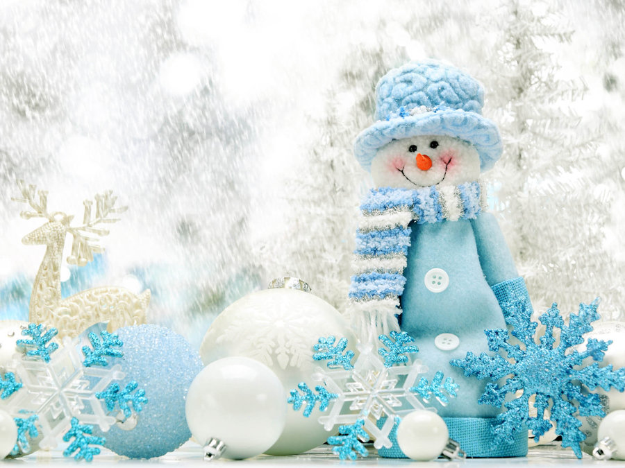 可爱小雪人图片